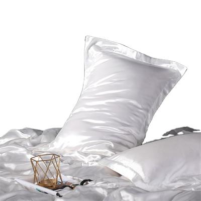 China Anti-Static Super Soft And Luxury Satin19mm Silk Pillowcase With Hidden Zipper Charmeuse Luxury Silky Pillow Case for sale