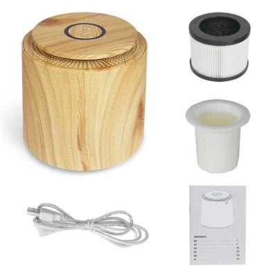 China 2021 Hot Selling Portable Air Purifier Car Aromatherapy USB Essential Oils Air Filter Home Air Purifier for sale