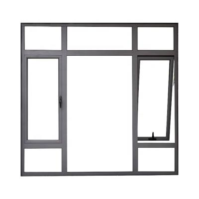 China Brand Modern Simplicity Frame+Glass Screen Folding Aluminum Chinese Top Casement Window for sale