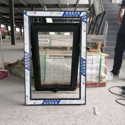 China Folding Screen Pivot Vertical Opening Aluminum Tent Top Hung Windows Vertical Hinged Window With Tempered Glass for sale