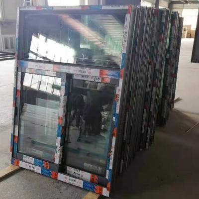 China Folding Window Doors Aluminum Steel Glass Windows / Screen Simple Design Sliding Casement With Best Price for sale