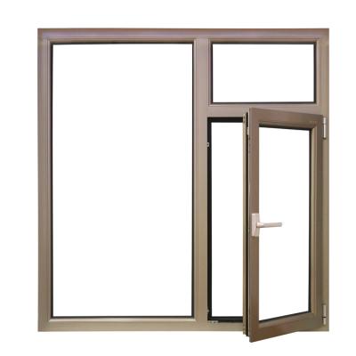 China Soundproof Aluminum Double Folding Glazed Screen Frame Casement Windows In Nigeria For Bedroom for sale