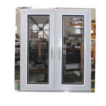 China French Style Heat Insulation Double Pane Aluminum Frame Swing Glass Doors for sale