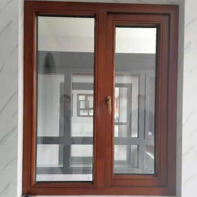 China High Quality Aluminum Clad Wood Door Manufacturer Folding Screen Window Wood Window for sale