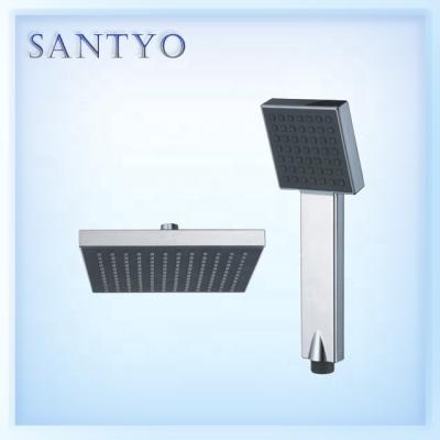 China Without Switch Bathroom Accessories 1 Function Square Shower Head for sale