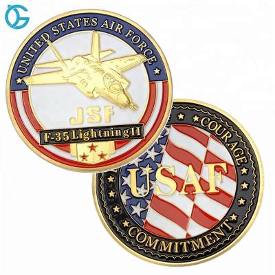 China World Custom Collectible Military Coin 3D USA Metal Challenge Commemorative Coin for sale