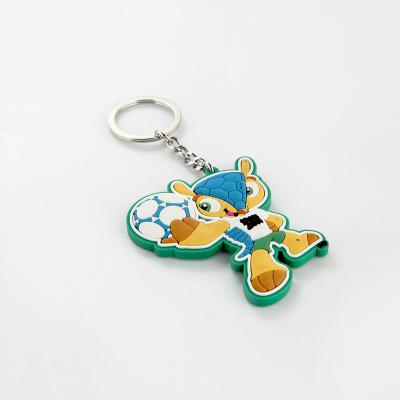 China Causal Wholesales Custom Design 3D PVC Soft Rubber Key Chain Accessories Charm Keychain for sale