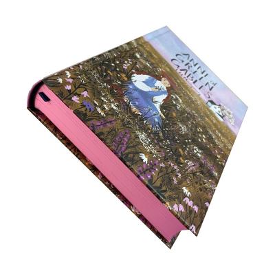 China Bulk Order Case Color Edge Hardcover Book Eco-friendly Custom Full Color Printing Service for sale