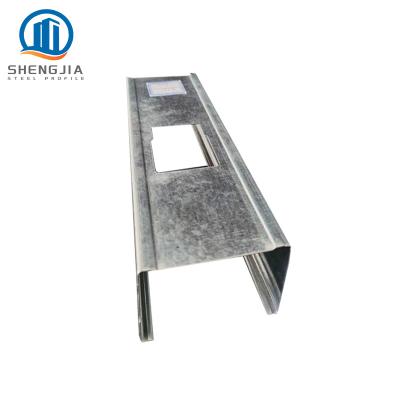 China Industry Reasonable Price Industrial Embedded Steel Channel Galvanized Steel Drywall Profiles for sale