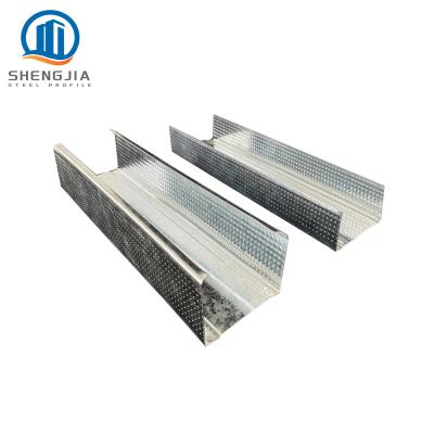 China Gold Supplier High Strength Custom Perforated Metal Stud Drywall Studs and Track for sale