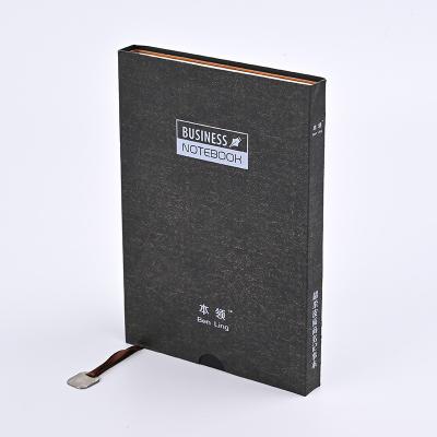 China Printed Personalized Hardcover A5 Black Paper Notebook Blank Journal Sketchbook for sale