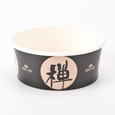 China Disposable Hot Sale Wholesale Disposable Black Printed Rectangle Square Takeout Kraft Paper Salad Lunch Bowl With Lid 1100ml for sale