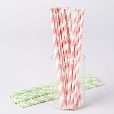 China Disposable Wholesale Custom Eco Friendly Disposable Biodegradable Cheap Colorful Printing Drinking Paper Straw for Christmas for sale