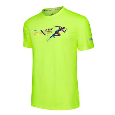 China Anti-pilling Custom Design Printing Team Race 100 Polyester Lime Green Tee Shirts (A198) for sale