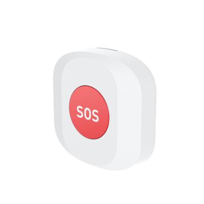 China Quick Tuya IOT SOS Smart Personal Elderly Switch Tuya Zigbee SOS Button Tuya Emergency Exit Remote Control Push Button for sale