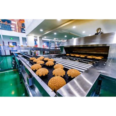 China High Effiency Commercial Electric Air Circulation Burger Buns Bread Tunnel Oven zu verkaufen