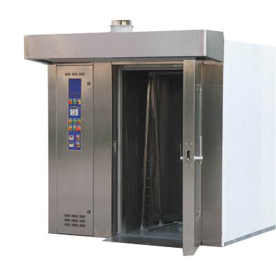 China Industrial Gas Bakery Baking Bread Hot Air Circulation System Rotary Hot Air Rack Ovens Prices Te koop