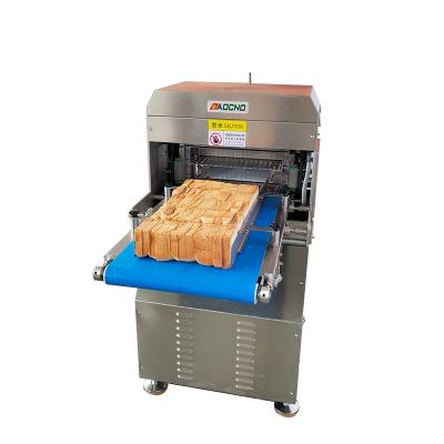 China Automatic Snack Factory Stainless Steel Toast Bread Slicer Bread Cutter Bakery Machine en venta