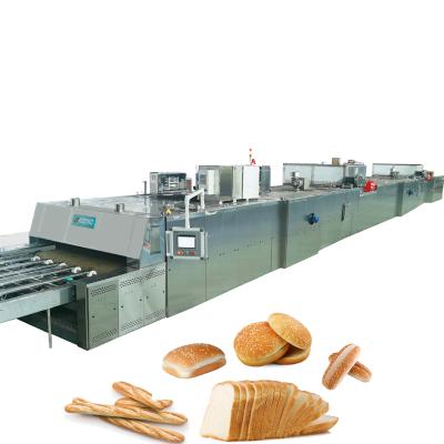 China High effciency and lowest cost. automated industrial bakery used hamburger bun production line en venta