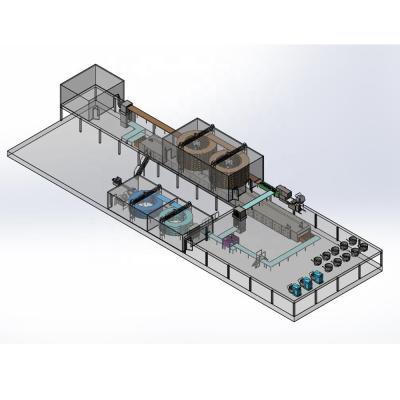 中国 High efficiency and lowest cost. Automated Hamburger French Bread Bread Making Machine Production Line 販売のため