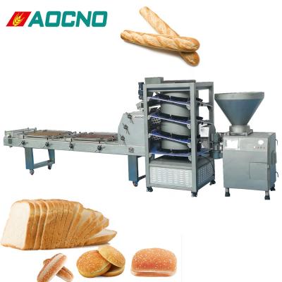 China High efficiency and lowest cost. industrial rusk bread toast bread making production line bakery machine Te koop