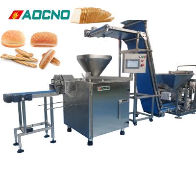 中国 Operarion Automatic Automatic Hamburger Toast Vacuum Screw Dough Dividing Bakery Machines 販売のため