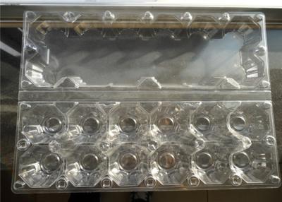 China Clear Lucite Thermoformed Plastic Quail Egg Tray For Beautify The Eggs for sale