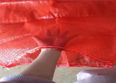 China Recyclable Plastic Mesh Bags , Leno Mesh Bags For Vegetables Packaging for sale