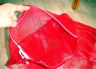 China Food Grade Leno Mesh Drawstring Net Bags , Potato And Onion Bags Packaging Net for sale