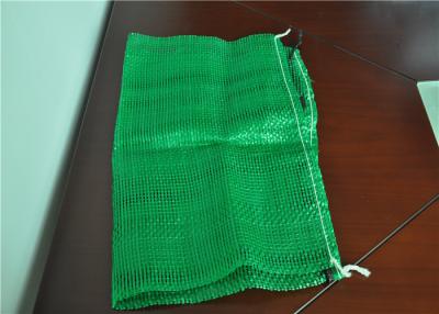 China Vegetable Transportation Plastic Mesh Bags PE Material Empty Mesh Sack 30x60cm for sale