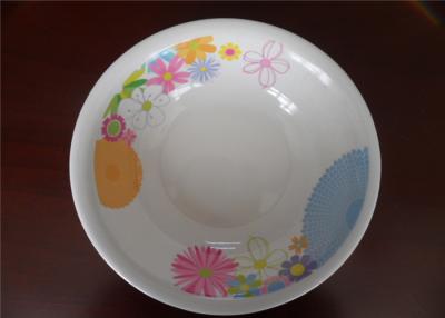 China Unbreakable Melamine Plastic Plates Flexible Decal Printing For Microwaves for sale