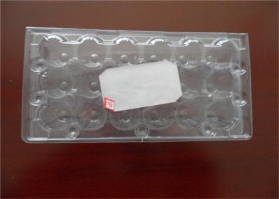 China Poultry Equipment PET Custom Made Egg Cartons , Durable Plastic Egg Boxes for sale