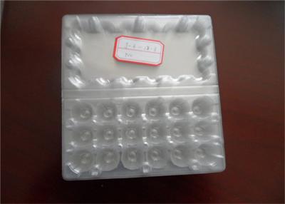 China Food Grade Disposable Plastic Egg Boxes 18 Cells Capacity Without Cracking And Crashing for sale