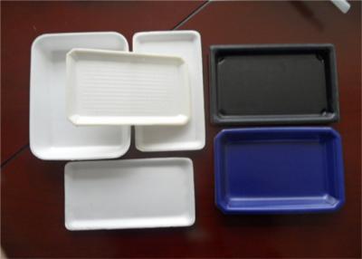 China Multi - Color Plastic Packaging Trays For Restaurant Cafeteria Dinner Pizzeria for sale