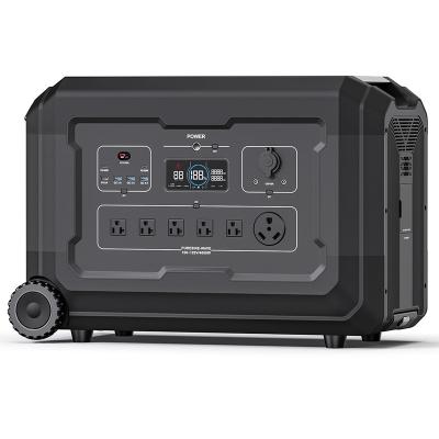 China Large Capacity Power Station Remote Control Portable Solar Generator 5000W 4000W for sale