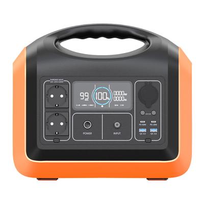 China Type C rechargeable lifepo4 backup emergency camping 220v charging portable outdoor solar generator 1200w storage battery power station for sale