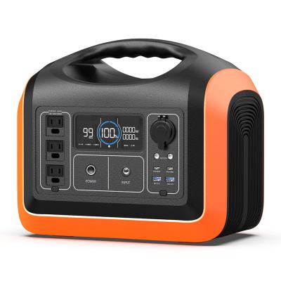 China Type C China supplier 1000w 1200w energy lifepo4 battery bank charge solar portable generator 120v backup power station for sale