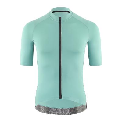 China Factory Wholesale Custom Made Breathable Men Short Sleeve Cycling Clothing Brand Slim Fit Anti-UV Solid Color Elastic Seamless Cycling Tank Top for sale