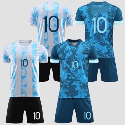 China Customized Breathable Quick Dry Comfortable White Printing New Style Design Retro Sports Youth Soccer Jersey Uniforms Set Football Kits Soccer Jersey for sale