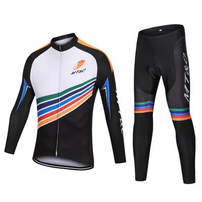 China Custom Made Sublimation Sports Cycling Clothing Mens and Womens Long Sleeve Breathable Cycling Suit Racing Cycling Tank Tops Uniforms for sale