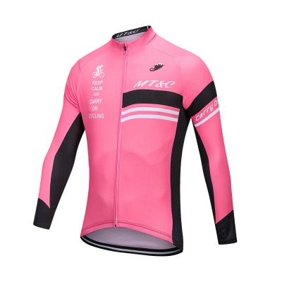 China Custom Made Sublimation Sports Cycling Clothing Mens and Womens Long Sleeve Breathable Cycling Suit Racing Cycling Tank Tops Uniforms for sale