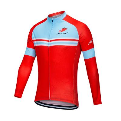 China Custom Made Sublimation Sports Cycling Clothing Mens and Womens Long Sleeve Breathable Cycling Suit Racing Cycling Tank Tops Uniforms for sale