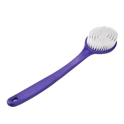 China Wholesale High Quality Customized Plastic Long Handle Color Body Bath Cleaning Scrub Back Brush for sale