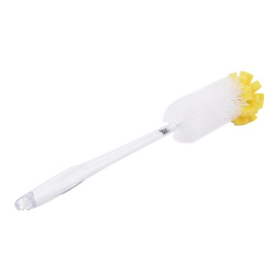 China Viable Factory Price Custom Plastic Long Handle Bottle Cleaning Brush For Baby Milk Bottle for sale