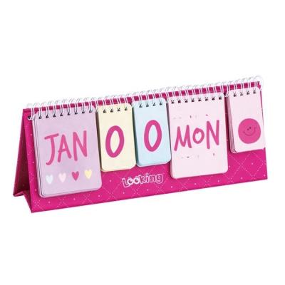 China Table Calendar OEM Flip Desk Calendar For Office for sale