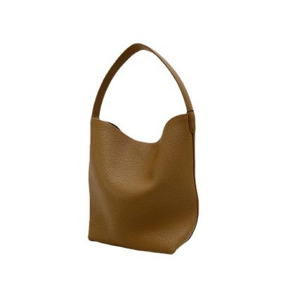 China Waterproof 2023new one shoulder large capacity female shopping bags leisure languid is lazy Barrel bag Classic handbag for sale