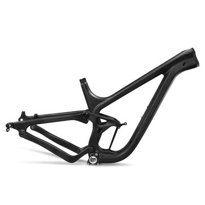 China OEM UD Matte Mountain Bikes Full Suspension 27.5er Carbon Enduro Bike Frames for sale