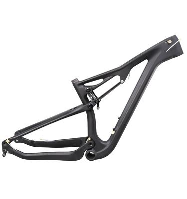 China Mountain bikes mtb boost 148*12 29er full suspension carbon mountain bike frame for sale