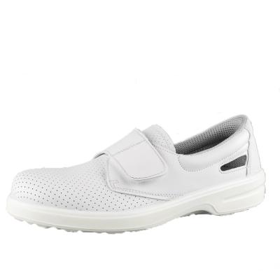 China OEM Antistatic Comfortable Hospital Wholesale White Color Microfiber Nursing Breathable Antistatic Safety Shoes for Nurse Kitchen Operation for sale