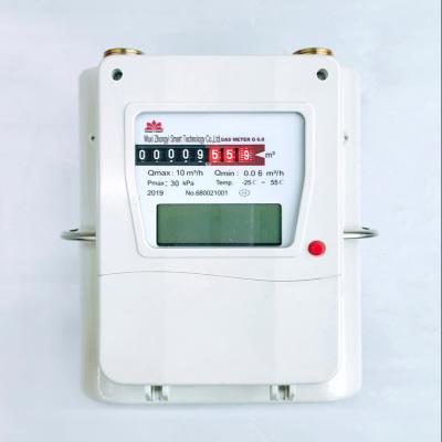 China Hot selling steel case membrane smart gas meter with lorawan module for remote meter reading Group of Ten for sale